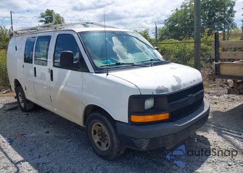 2013 Chevrolet Express 2500 Work Van из США, поврежденный, VIN 1GCWGFBA8D1102953
